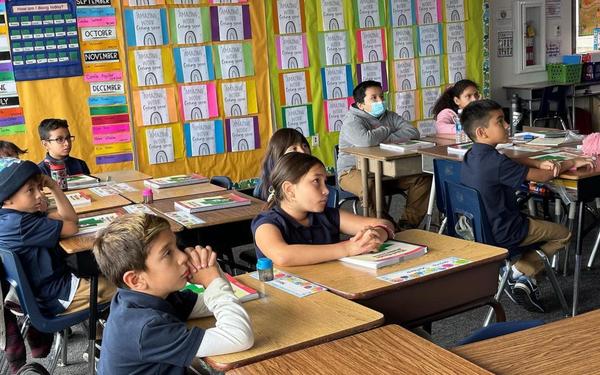 students in class