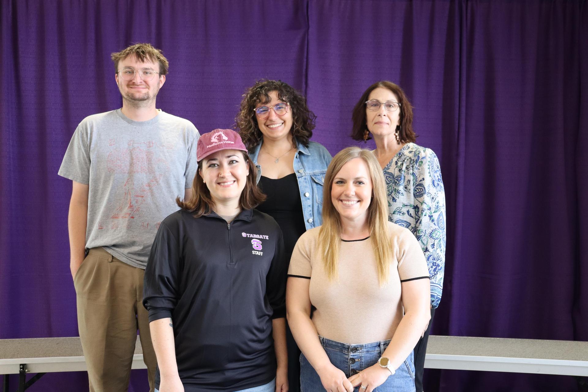 High School Teachers smiling at camera