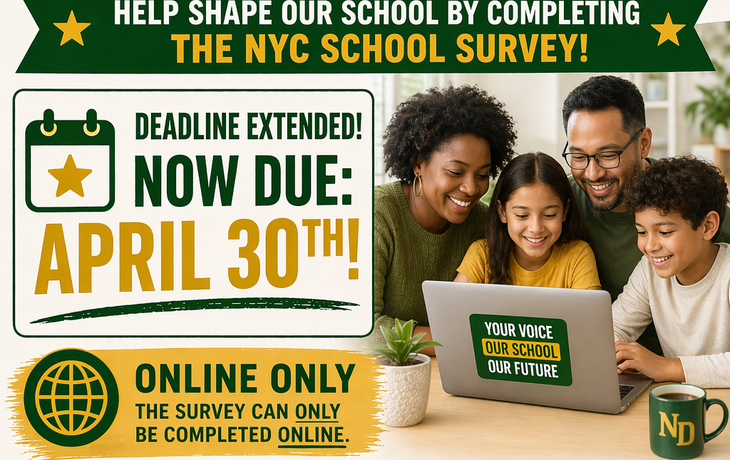 Last Day for the NYC School Survey is April 30th