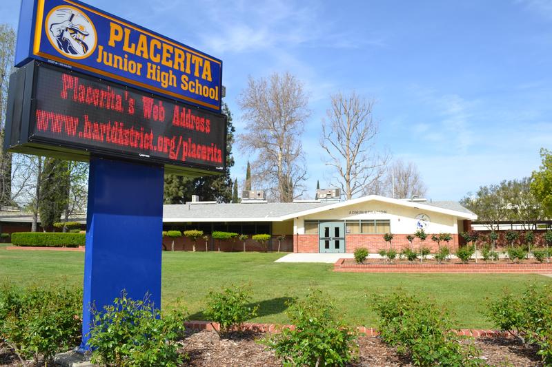 Placerita Junior High School exterior