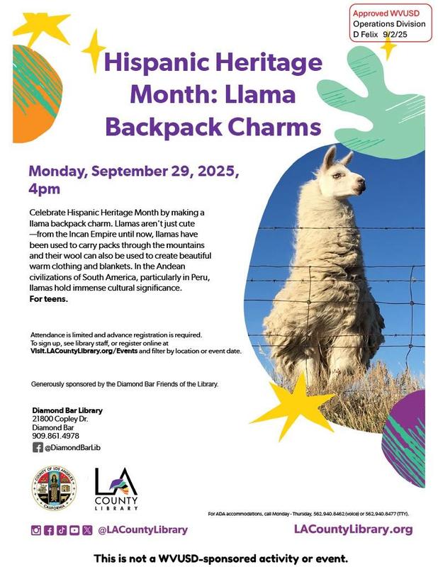 Hispanic Heritage Month: Llama Backpack Charms