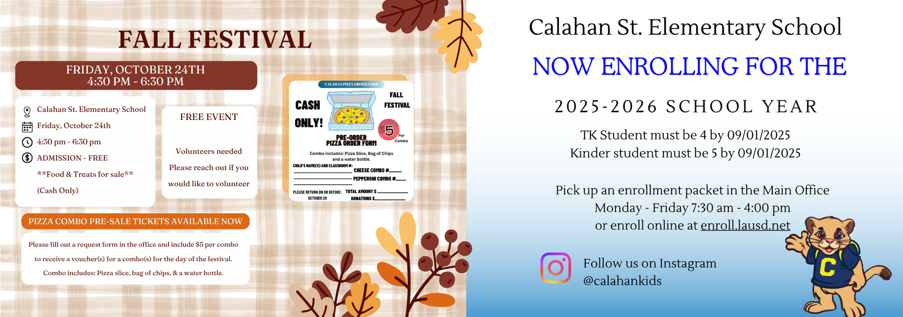 fall festival flyer