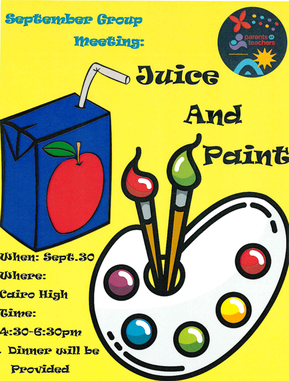 Juice & Paint - Sept 30th @CJSHS Thumbnail Image