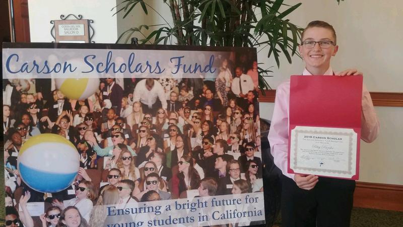 Dr. Carson Scholar Winner - Riley R.