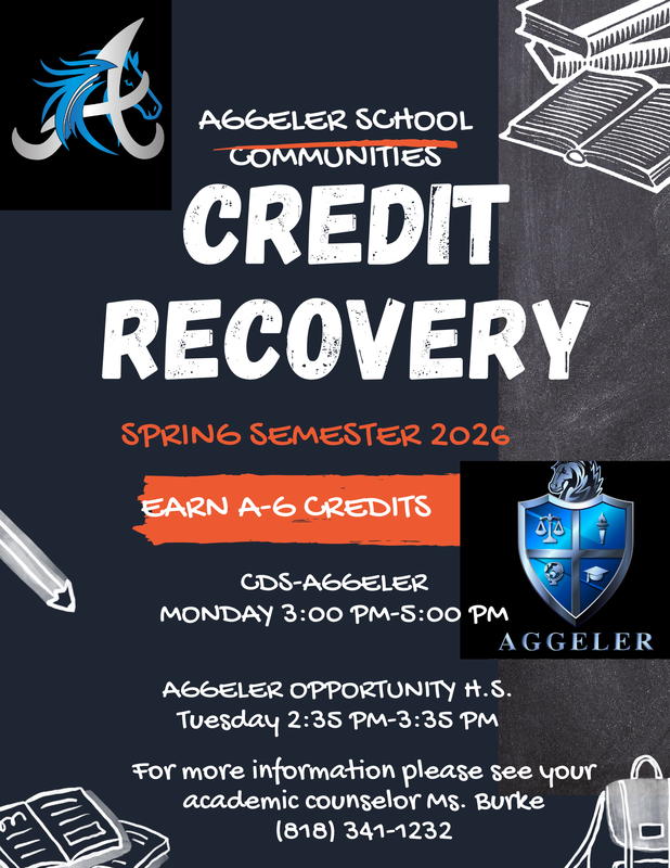 Credit Recovery Schedule Spring 2026