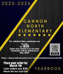 Yearbook order flyer