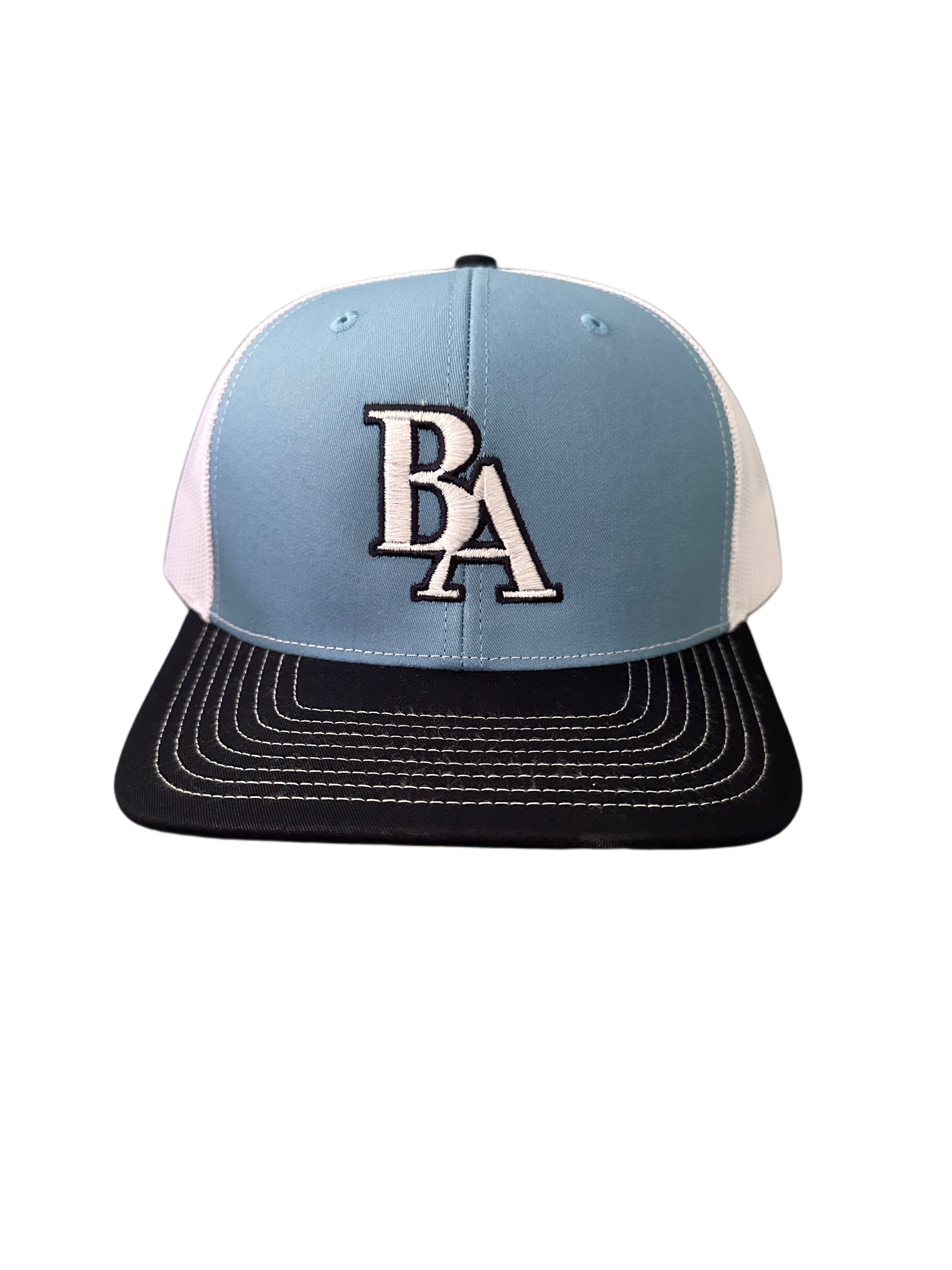 Columbia Blue, Navy & White BA Hat