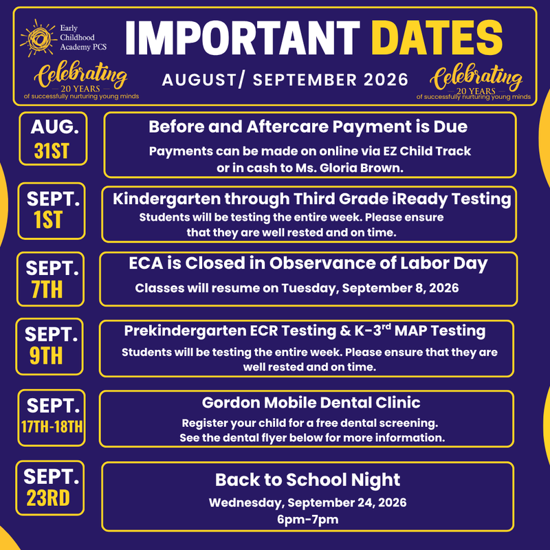 Weekly Guide to Key Dates & Events Featured Photo