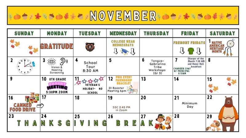 November Calendar Featured Photo