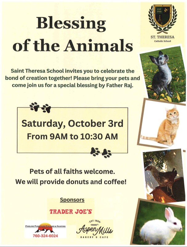 Blessing of the Animals Featured Photo