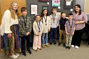 Mayfair Elementary at Winter Art Show Jan. 13