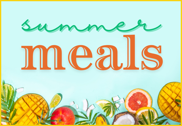 Summer Picture of different types of food.