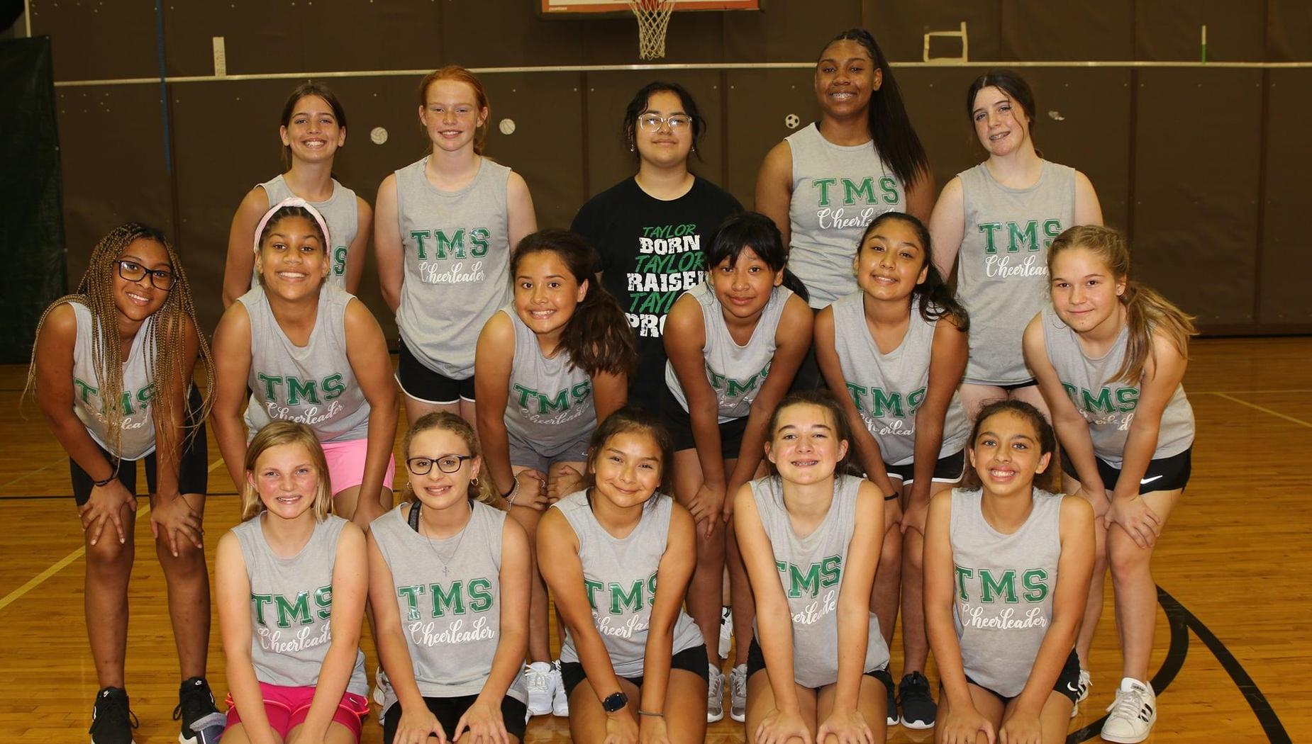 Taylor Middle School Cheerleader