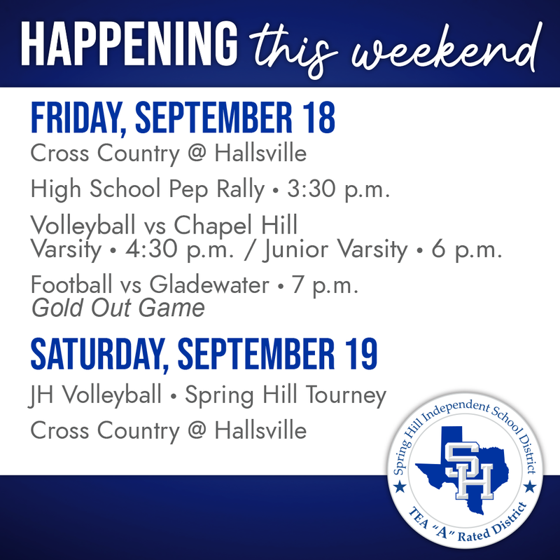 Happening This Weekend!