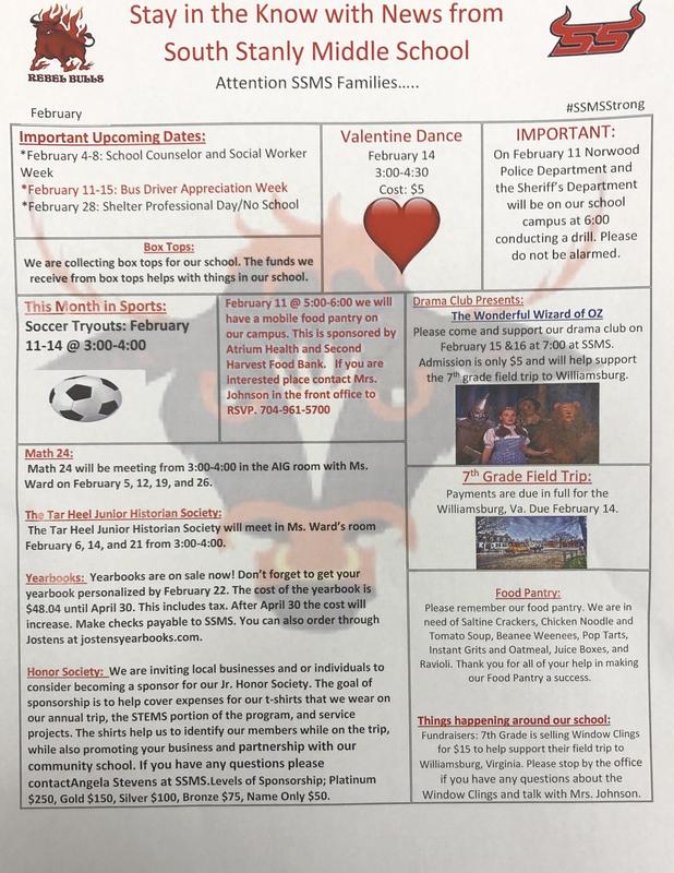 News from SSMS - February Featured Photo