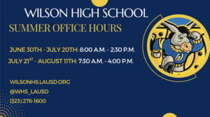 Summer Office Hours Flyer