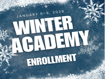 A picture that says Winter Academy