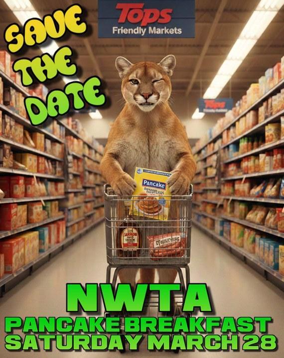 NWTA Pancake Breakfast Saturday, March 28, 2026