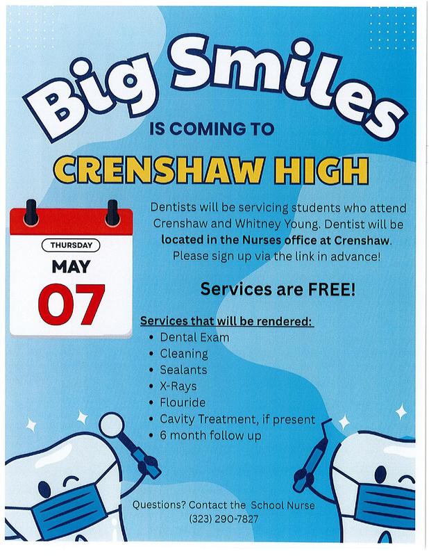 DENTAL SERVICES ARE FREE