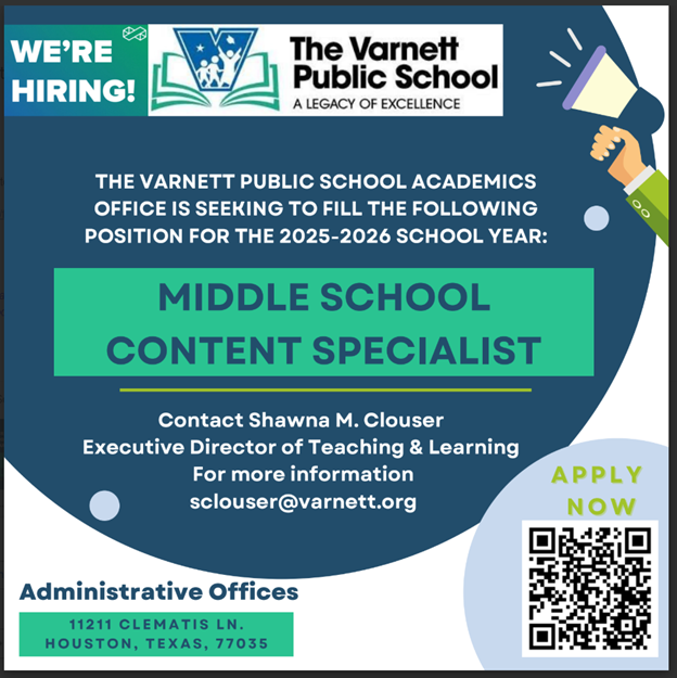 Middle School Content Specialist