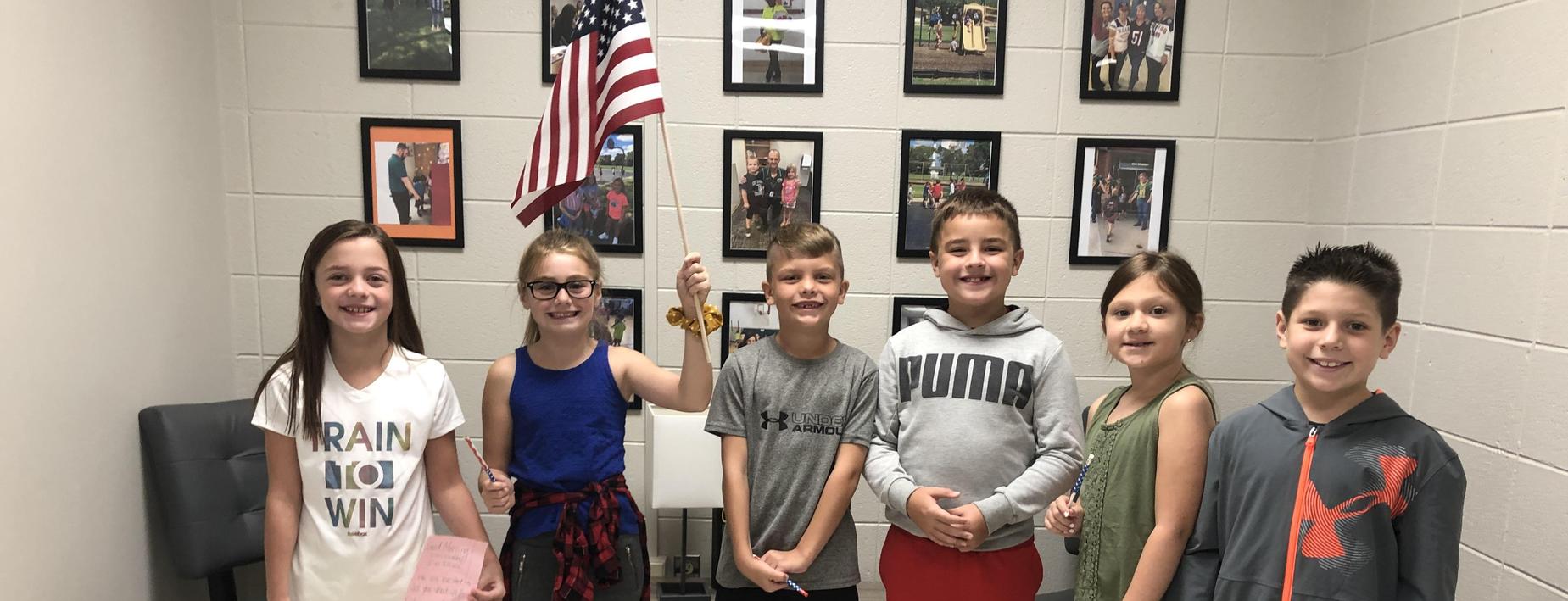 Honoring the flag at CCES