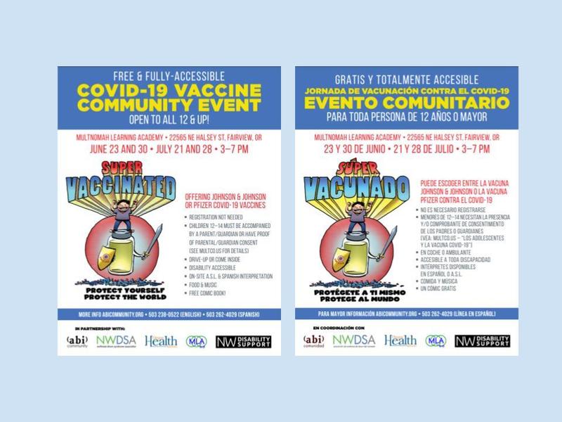 Covid-19 Vaccine Community Event Featured Photo