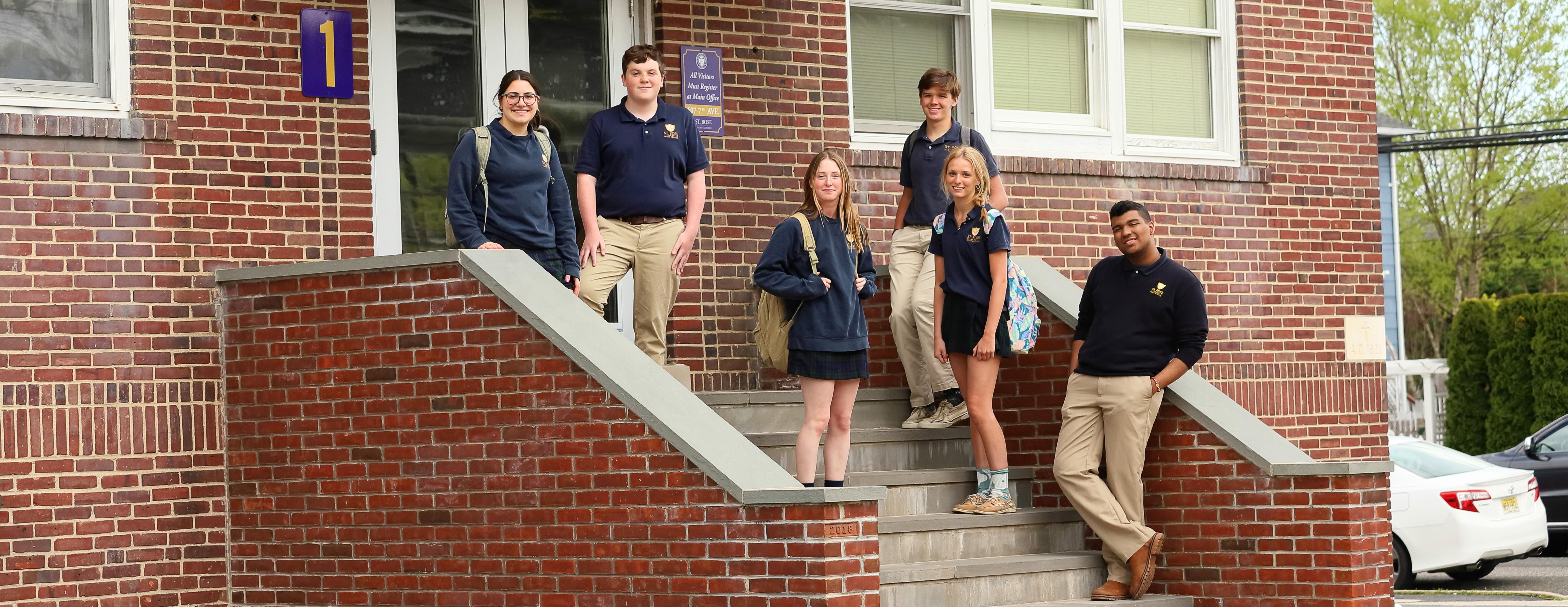 Students at St. Rose