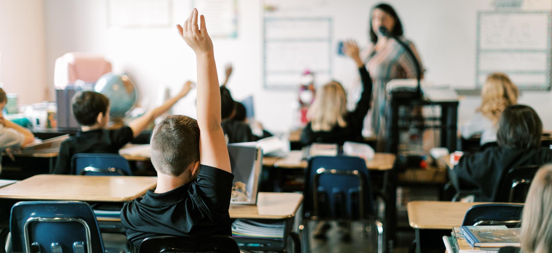 Students in classroom