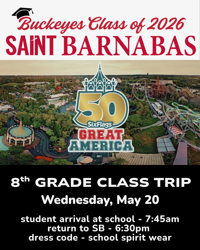 8th Grade Class Trip - May 20 Featured Photo