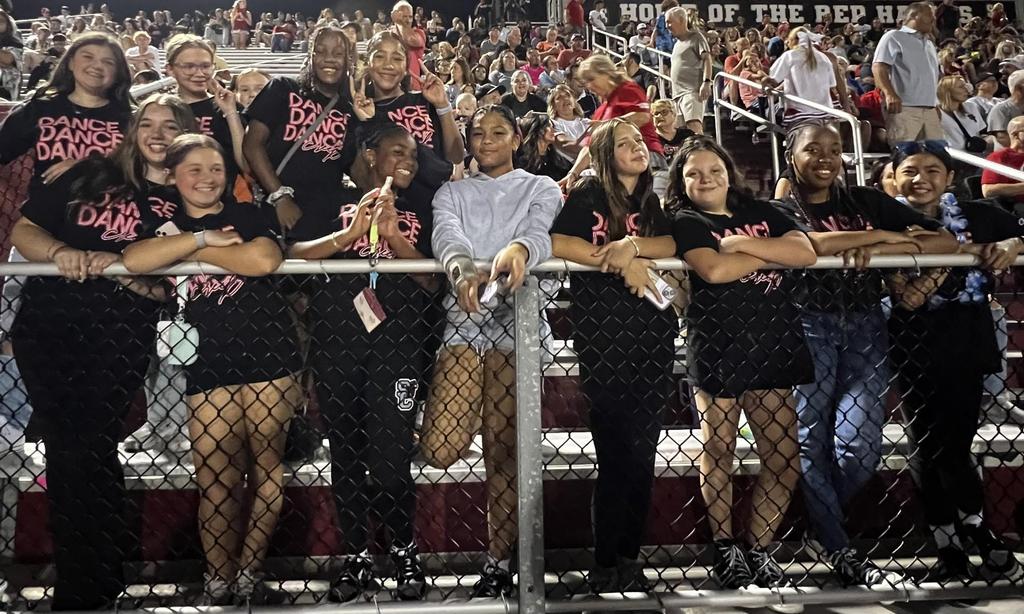 Supporting Our BIGS at their 1st home football game!