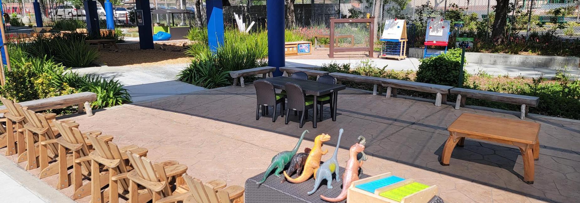 Outdoor gathering area