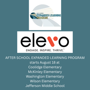 Logo for San Gabriel Expanded Learning Program and text about after school programs.