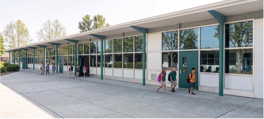 Rendering of exterior of White Oaks