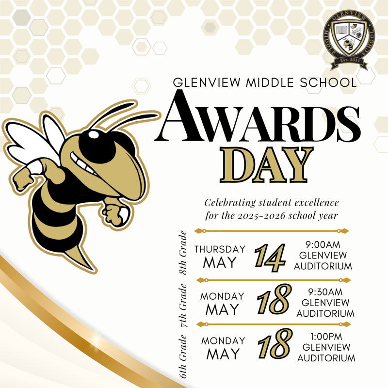 Awards days are on Thursday, May 14 and Monday, May 18