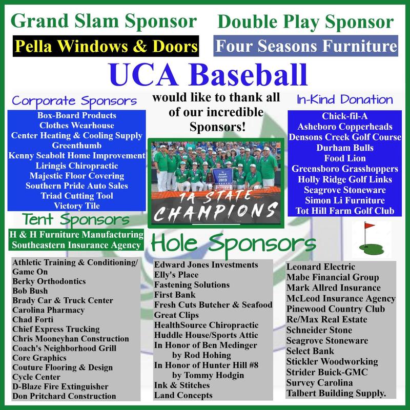 UCA Baseball Golf Tournament Fundraiser Featured Photo