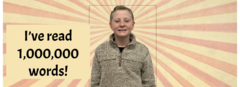 I've read 1,000,000 words!