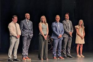New administrators recognized.