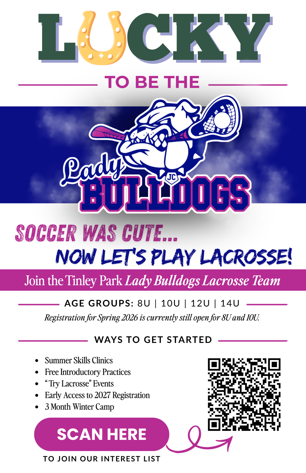 Tinley Park Lady Bulldogs Lacrosse Team