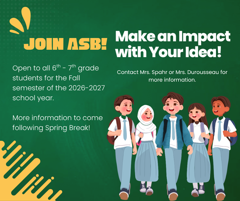 Join ASB for the 2026-2027 School Year
