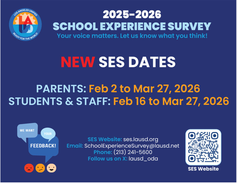 2025-2026 School Experience Survey Window