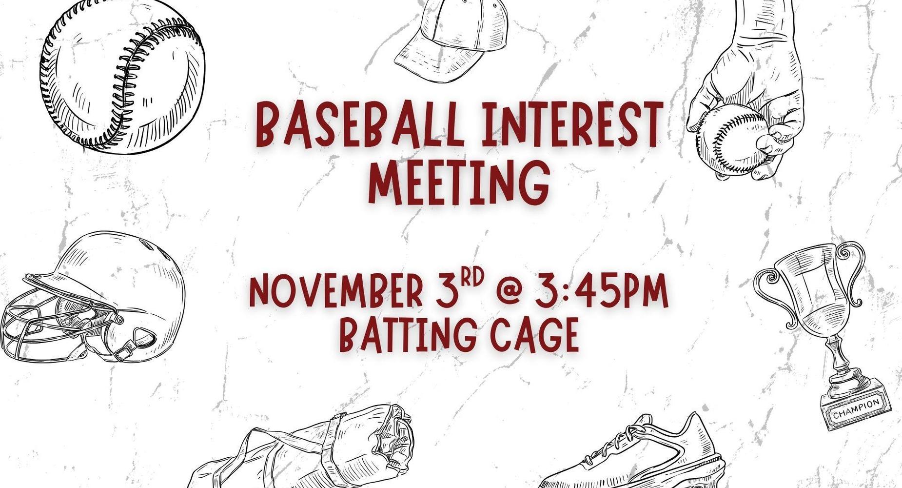 Baseball interest meeting
