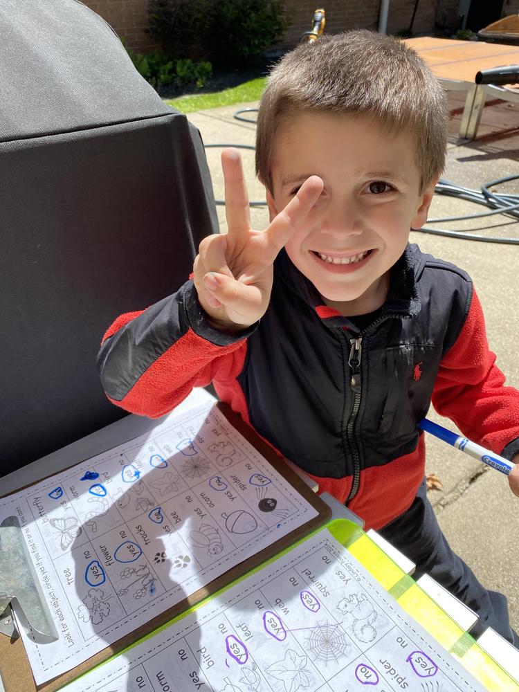 Nature Scavenger Hunt Fun with Alex