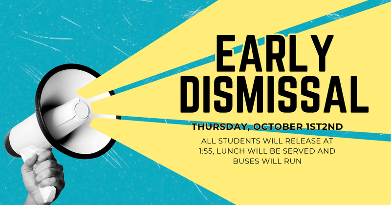 Early Dismissal! / Los estudiantes salen temprano! Featured Photo