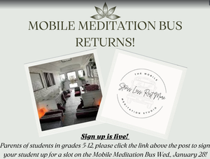 Meditation Bus comes back to North Warren CSD.