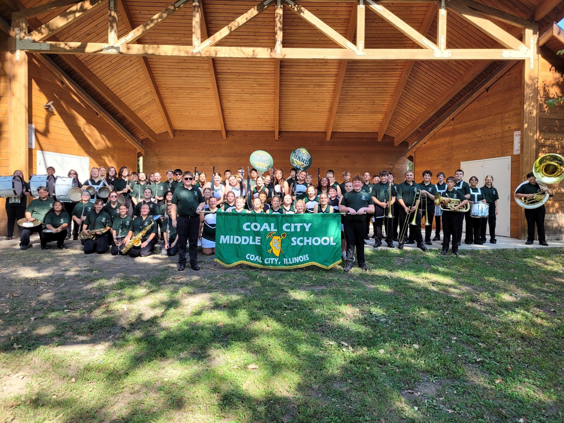 CCMS Marching Band at the Grundy County Corn Festival