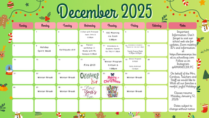 December Calendar