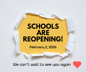 schools are reopening 2/2/26