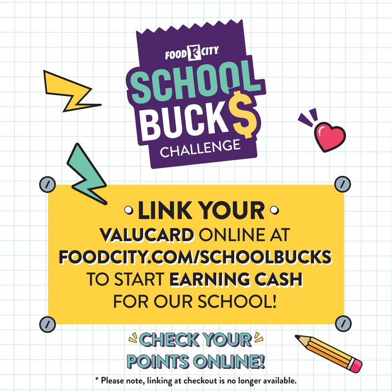 Food city school bucks cash