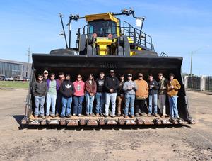 SHHS Welding Students Tour Komatsu