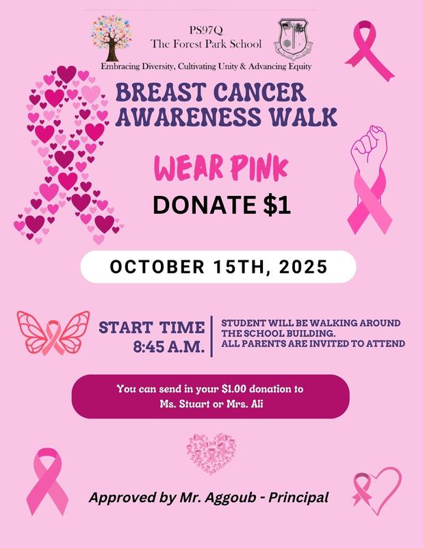 Pink back ground with date and time